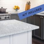 Kitchen Countertop Paint Class - Using Giani Countertop Paint .