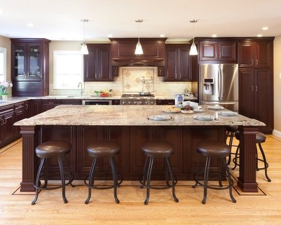 Kitchen Islands Traditional Home Design Ideas, Pictures, Remodel .