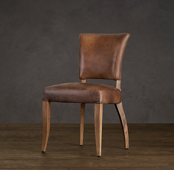 Adèle Leather Dining Chair | Leather dining chairs, Dining chairs .