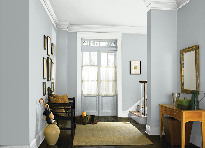 Light French Gray - One of the best blue/gray paint colors behr .