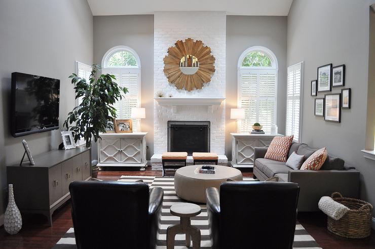 Gray Paint Colors - Transitional - living room - Benjamin Moore .