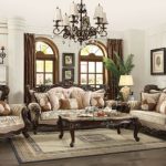 Traditional Luxury Living Room Furniture 3p Sofa Set Exposed .