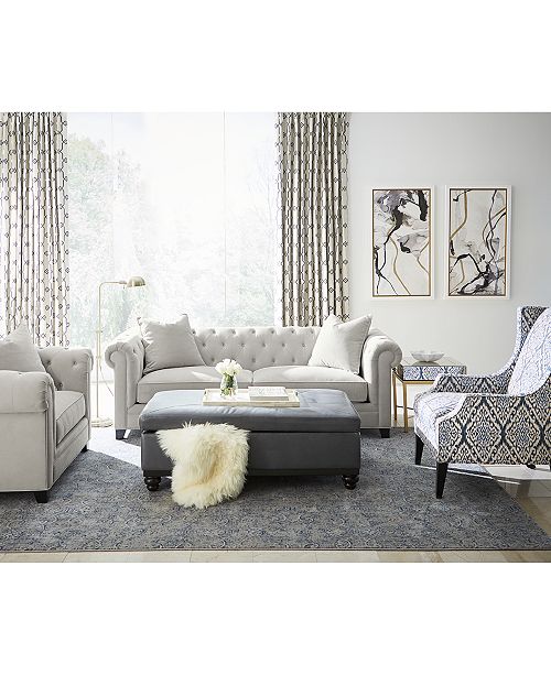 Martha Stewart Collection Saybridge 92" Fabric Sofa, Created for .