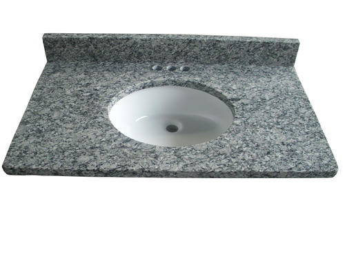 Tuscany® 37"W x 22"D Granite Vanity Top with Oval Undermount Bowl .