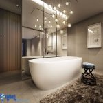 bathroom-lighting-ideas-Bathroom-with-hanging-lights-over-bathtub .