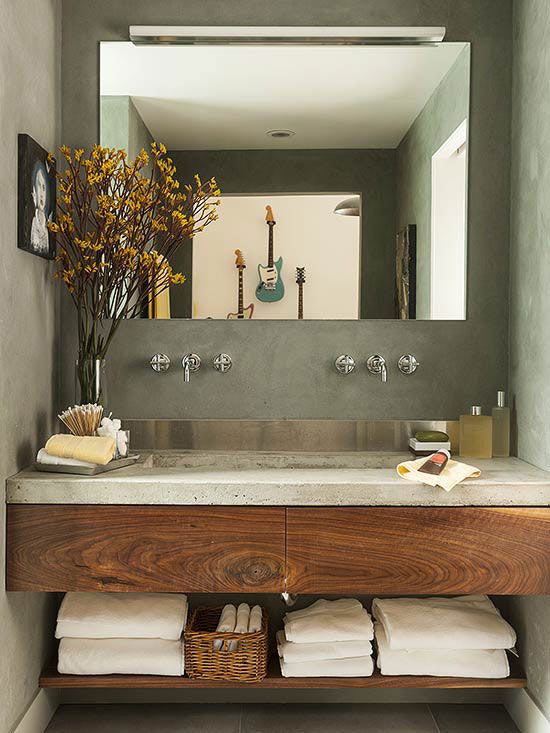 Modern Bathroom Vanities | Concrete bathroom design, Bathroom .