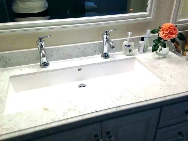 long bathroom sinks double faucet trough sink trough sink bathroom .