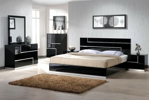 Best Master Barcelona 4 pc barcelona black lacquer finish wood .