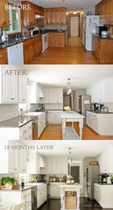 How to Paint Oak Cabinets and Hide the Grain | Kitchen .