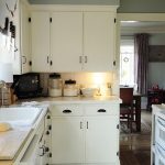 Painted cabinets | White kitchen interior, White kitchen interior .