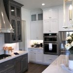 Remodelaholic | Grey and White Kitchen Cabinet Ide