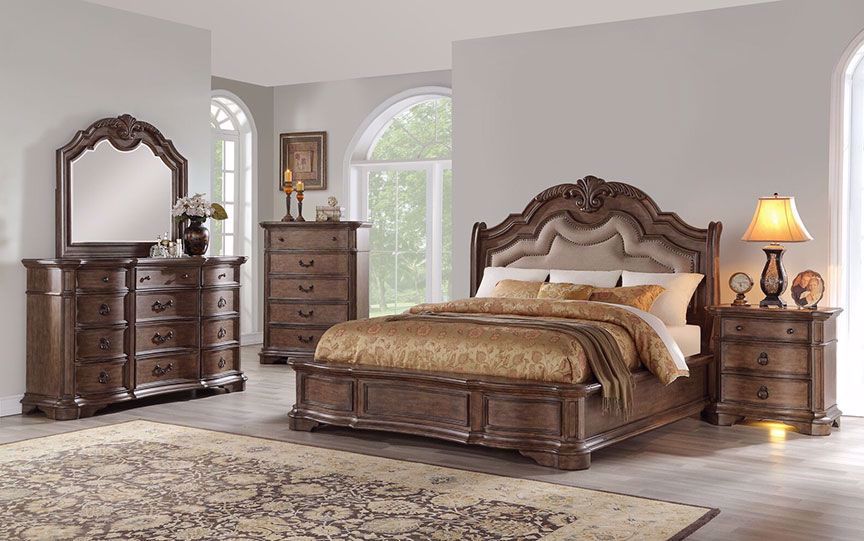 SAN MATTHIEU QUEEN BEDROOM SET - 1495: Only $3,699.00 - | Houston .