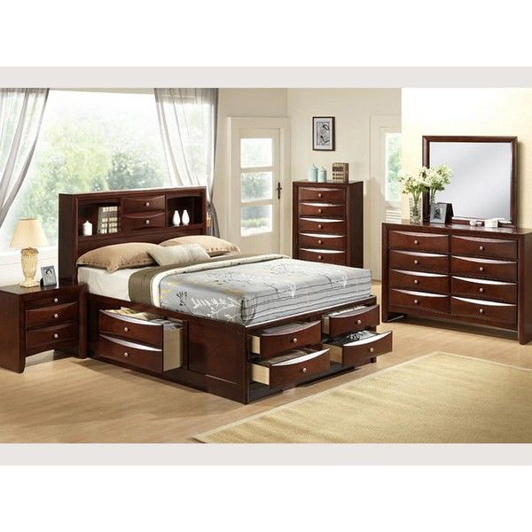 MB117 Contemporary Espresso Queen Bedroom S