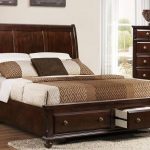 Portsmouth Queen Storage Bed by Crown Mark,Old Brick | Bedroom .
