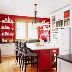 Red Kitchen Design Ideas | Red and white kitchen, Red kitchen .