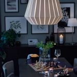 Romantic dinnertable with dimmable ceiling light. | Dimmable .