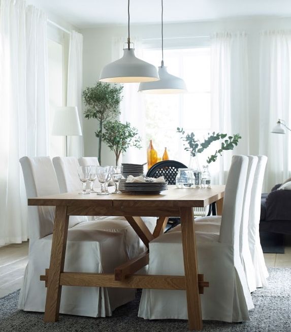 MÖCKELBY Table, oak - IKEA | Ikea dining, Dining room inspiration .