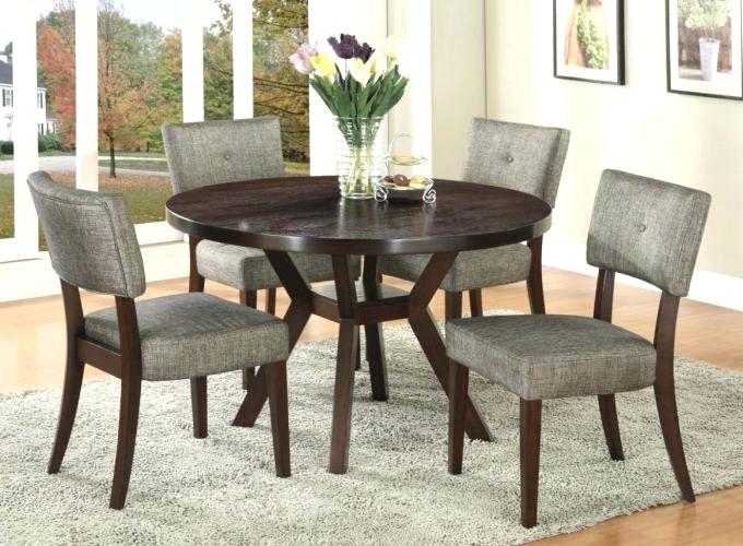 Small Round Dining Table Sets Wood Design Ideas For Within 4 Room .