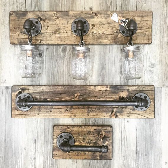 Marvelous Industrial Bathroom Light Fixtures and Best 25 Rustic .