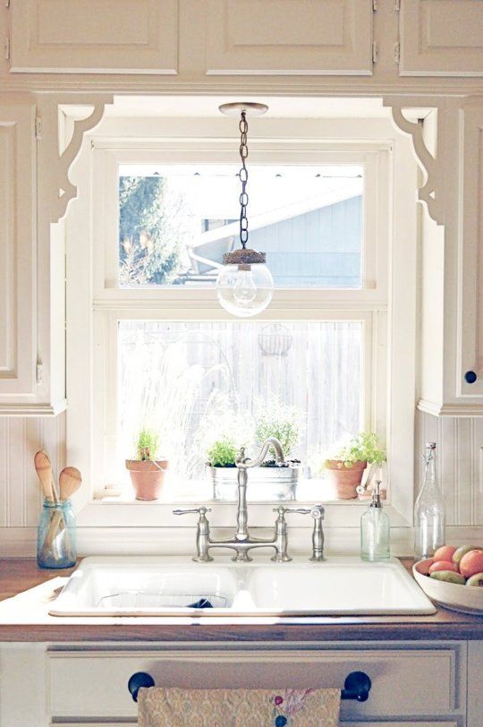 Style Boosts: Ideas for Upgrading a Simple Kitchen Sink Window .