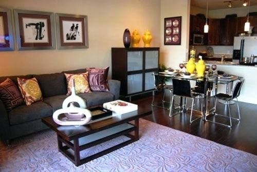 How To Decorate A Long Living Room Dining Room Combo | Living room .