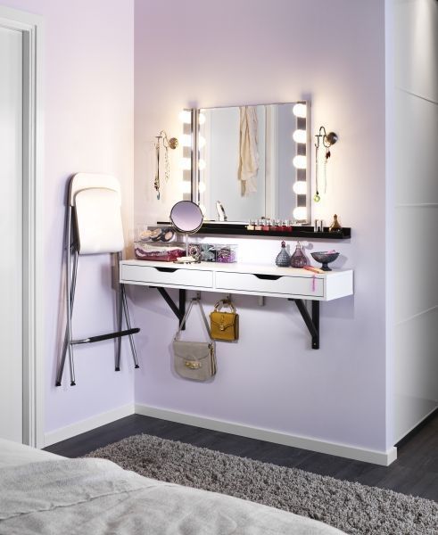 15 Super Cool Vanity Ideas For Small Bedrooms | Small bedroom .