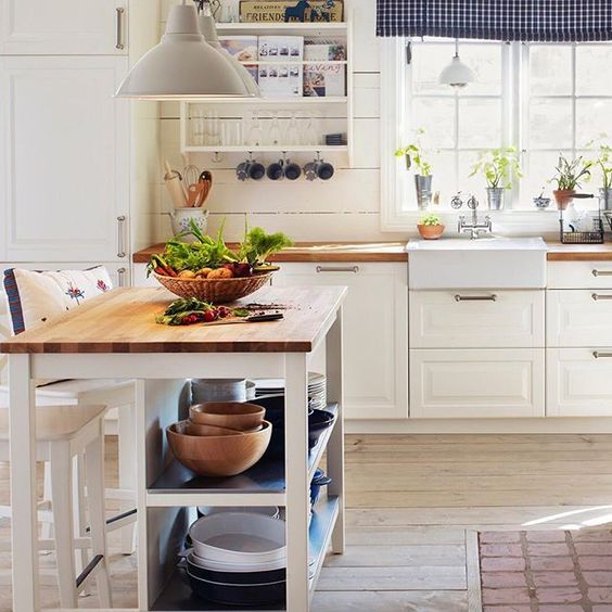 25 Mini Kitchen Island Ideas For Small Spaces | Ikea kitchen .