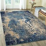 BLUE BRAIDED RUG LARGE 10X13 10' X 13' Oval LIVING ROOM DINING .