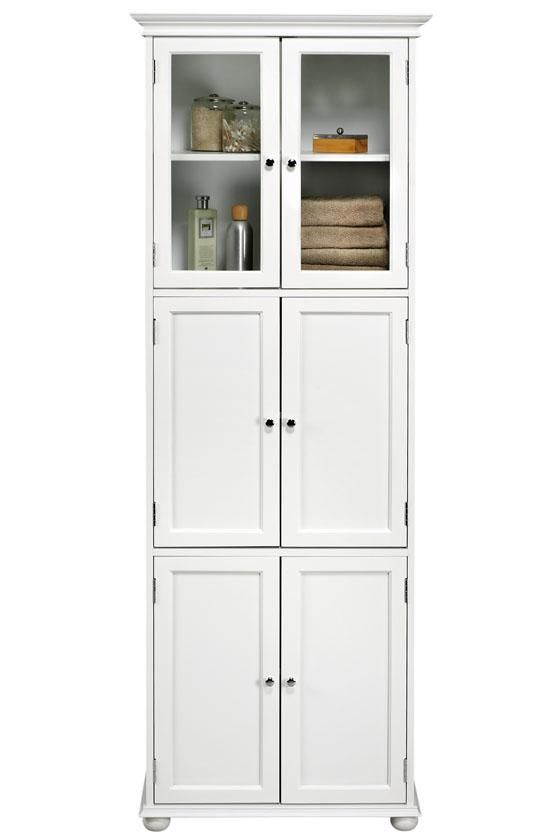 Hampton Bay 6-Door Tall Cabinet - Linen Cabinets - Bathroom .