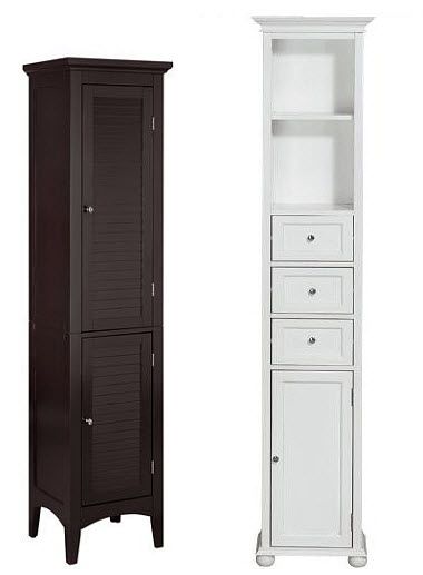 Tall narrow bathroom storage cabinet - b | Narrow storage cabinet .