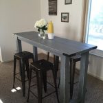 Rustic Bar Height Table by ReimaginedWoodcraft on Etsy | Small .