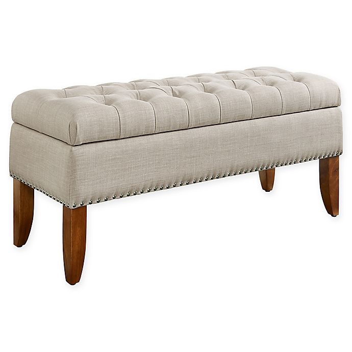 Pulaski Button Tufted Storage Bed Bench | Bed Bath & Beyo