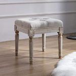 Amazon.com: Kmax Small Padded Bench, Square Upholstered Rustic .
