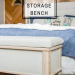 DIY Upholstered Storage Bench - The Created Ho