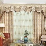 Amazon.com: Queen's House Swag Waterfall Valance Luxury Drapes and .