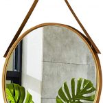 Amazon.com: MMLI-Mirrors Bathroom Mirror Wall Mount - Metal Iron .