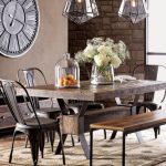 Create a warm industrial living space | Industrial dining room .