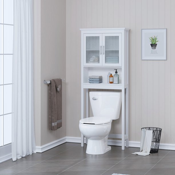 Spirich Bathroom Cabinets over the Toilet Shelf, Freestanding .