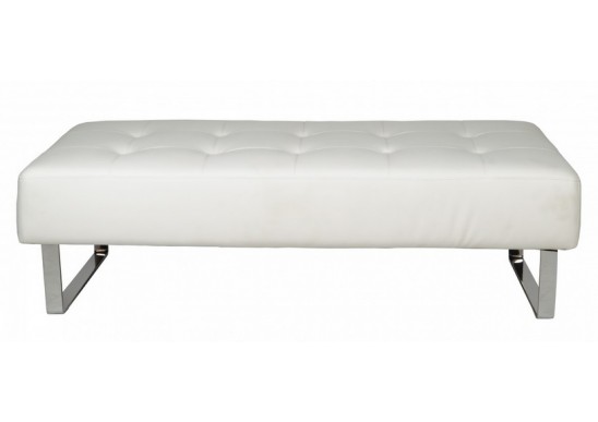 Lush White Modern Bedroom Bench | Contemporary Bedroom Ben