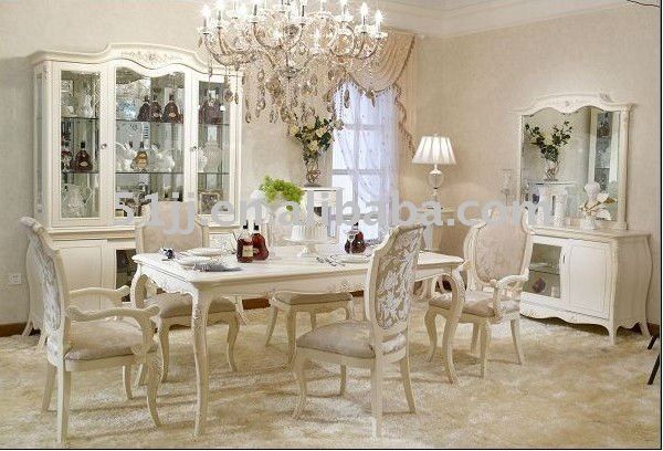 White Provincial Dining Set | White dining room furniture, Dining .