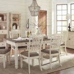 Bolanburg White and Gray Rectangular Dining Room Set from Ashley .