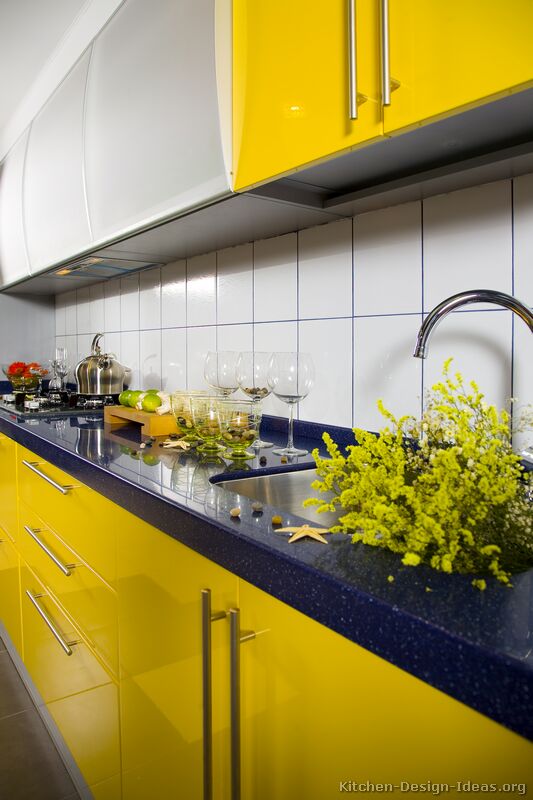 Pictures of Modern Yellow Kitchens - Gallery & Design Ide