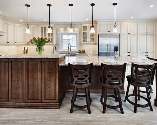 kitchen island with seating