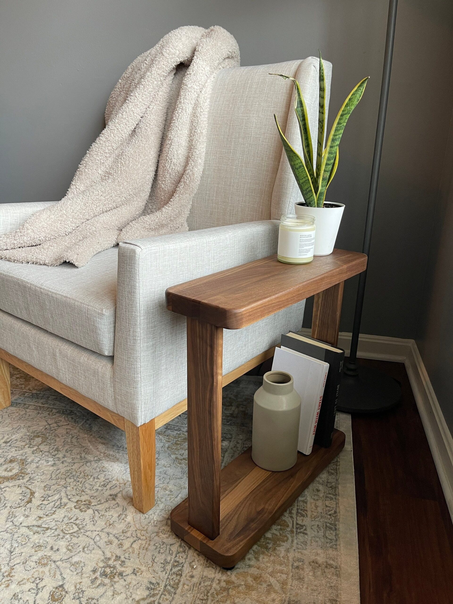 Narrow End Table Offers Multiple Uses at  Home