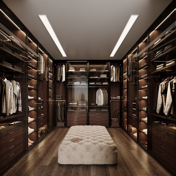 HOME FOR ITEMS  : WALK IN CLOSET