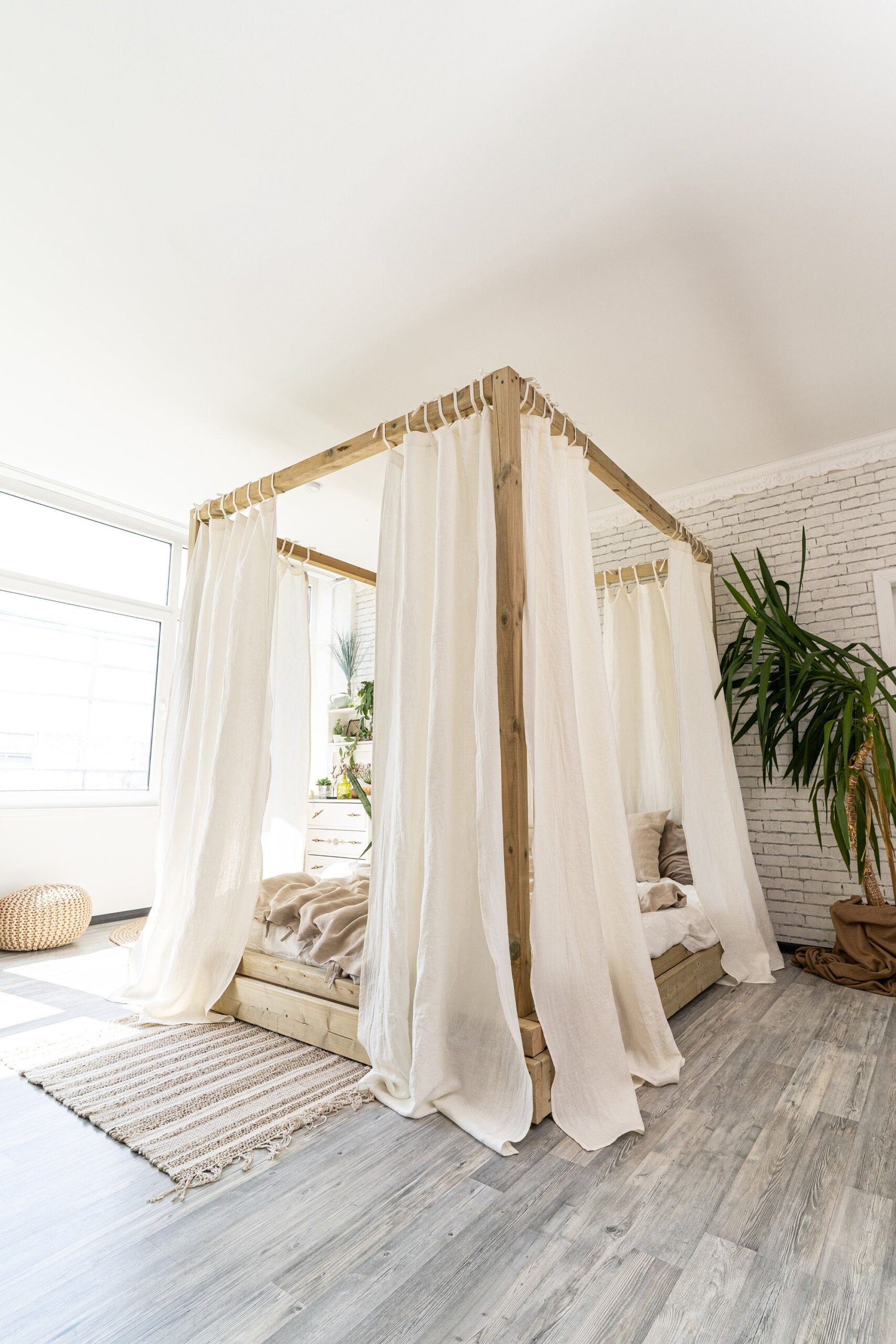 Canopy Bed Curtains for Added Style and  Sweet Dreams