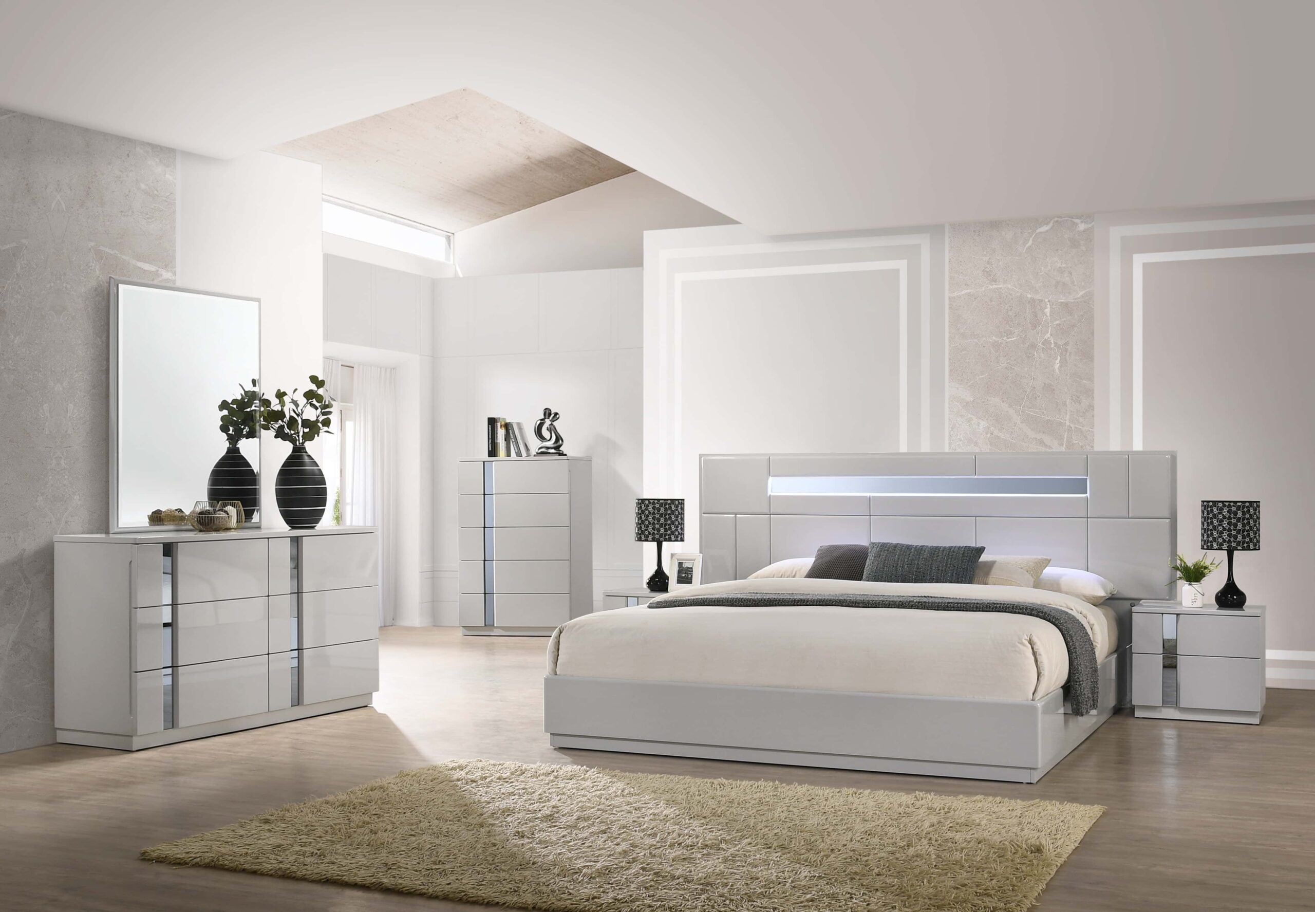 Grey Queen Bedroom Set