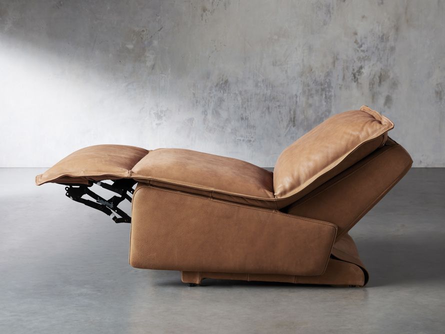 Leather Recliner Chair for Added Comfort  in the Living Room