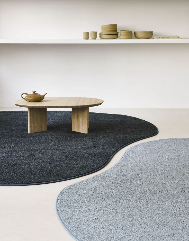 Where can you place your round rugs?