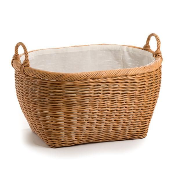 LIGHT WEIGHTED WICKERY LAUNDRY BASKET